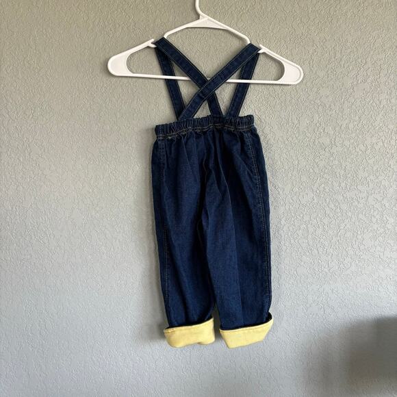 Tot Trends Boys Girls Vintage overalls Denim 18 months - Picture 4 of 6